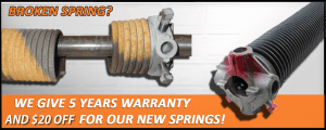 spring repair service in lincoln garage door repair